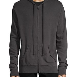 ZADIG & VOLTAIRE Moss Zip-Up Cotton-Blend Hoodie